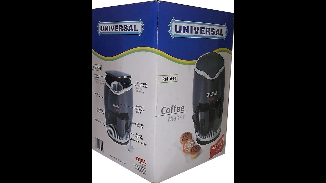 Cafetera Eléctrica 6 Tz Universal 65660 - Negro | Éxito