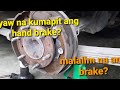 how to adjust brake and hand brake [isuzu crosswind]..