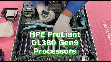 HPE ProLiant DL380 Gen9 | CPUs | Intel Xeon Processors Options | LGA2011-3 Socket | CPU Install