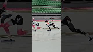 Team GOLD is dialing in for World champs 🪙 #isuspeedskating #isu #hamar