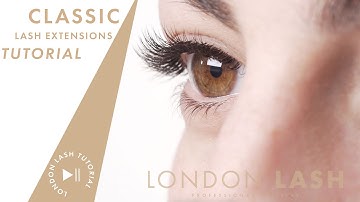 Classic Lash Tutorial for Beginners | Single Eyelash Extensions Step by Step