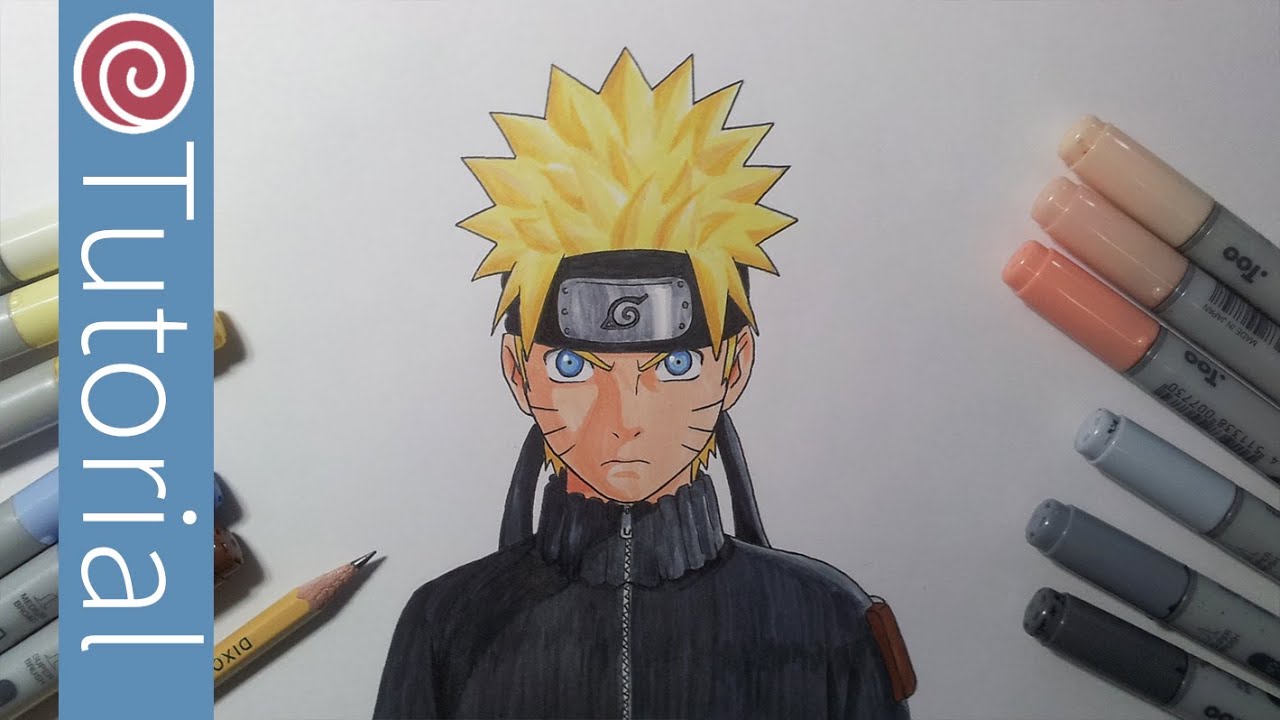 How to Color Naruto Uzumaki - Complete Tutorial 