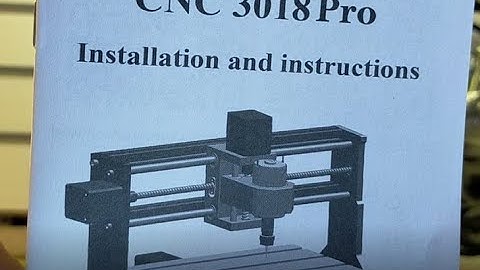 CNC 3018pro  Unboxing and assembly