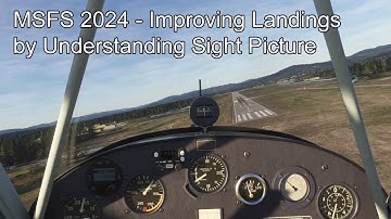 MSFS 2024 - Landing Tail Dragger Aircraft and using slip