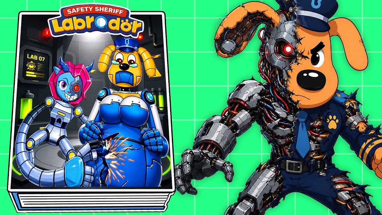 [Paper DIY] Sheriff Labrador Robot Machine 🤖 Designed by Dr. Antel