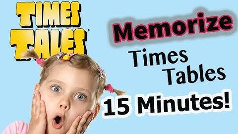 Trick to MEMORIZE the 9s Times Tables in 15 Minutes!