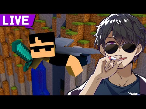 建築バトル！まぐにぃさんとジェットコースター制作【マイクラ】