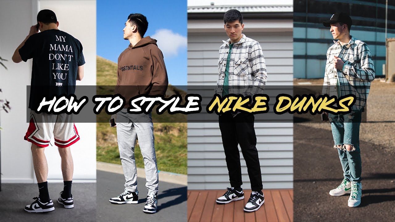 How To Style - Nike Dunk Low and High Outfit Ideas (Lookbook