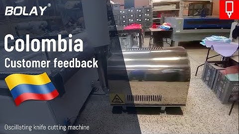 ⭐Customer in Colombia uses video to cut multiple layers of fabric