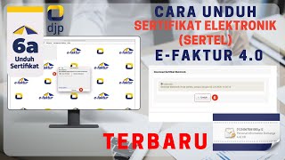 Cara Unduh Sertifikat Elektronik Pajak || Tutorial Download Sertifikat Elektronik E-faktur 4.0