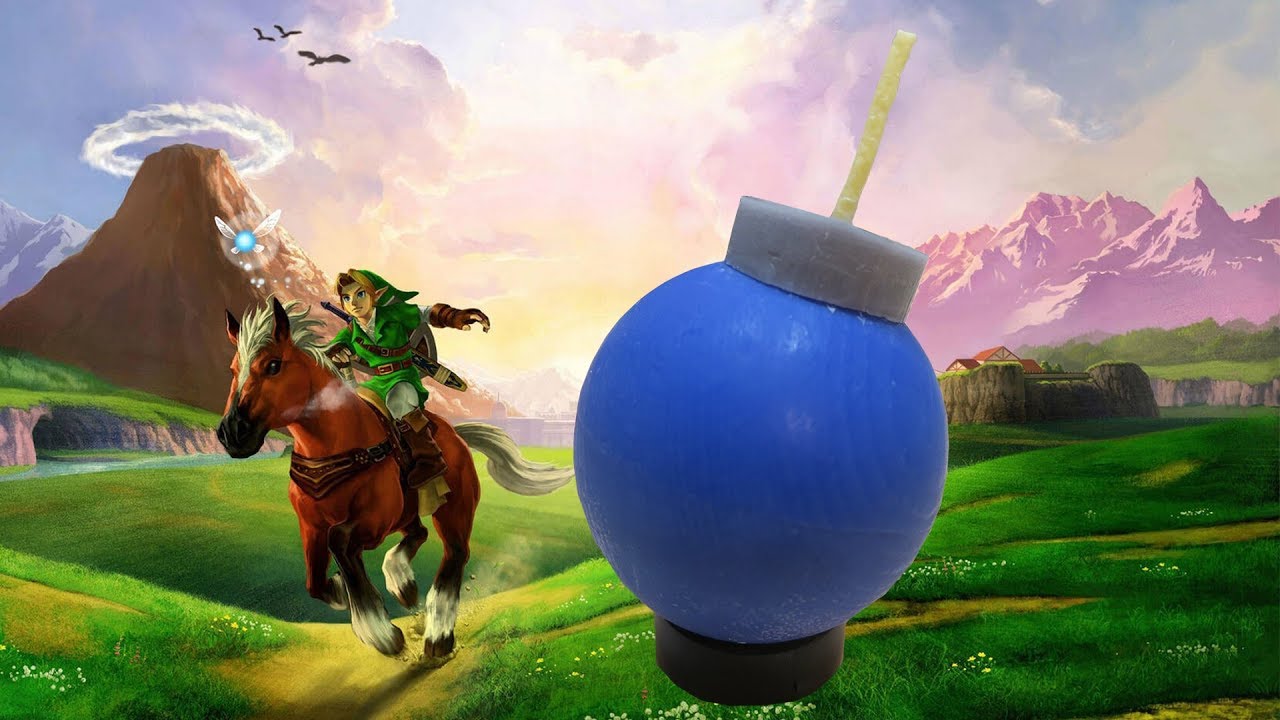 How to make a DIY Zelda Bomb Candle