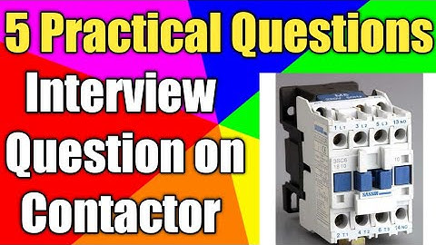 Interview Question on Contactor | Contactor Rating Calculation | Contactor in star Delta Starter