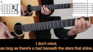 The importence of being idle by Oasis - ♫ Guitar Tutorial - Karaoke