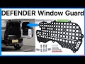 Rear Door Molle Plate / Window Guard For New Land Rover Defender L663