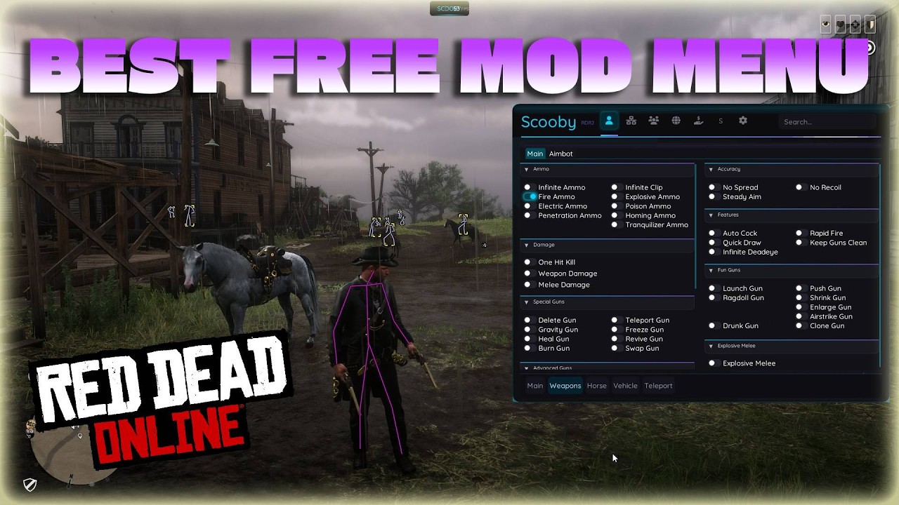 Scooby Menu for RDR2