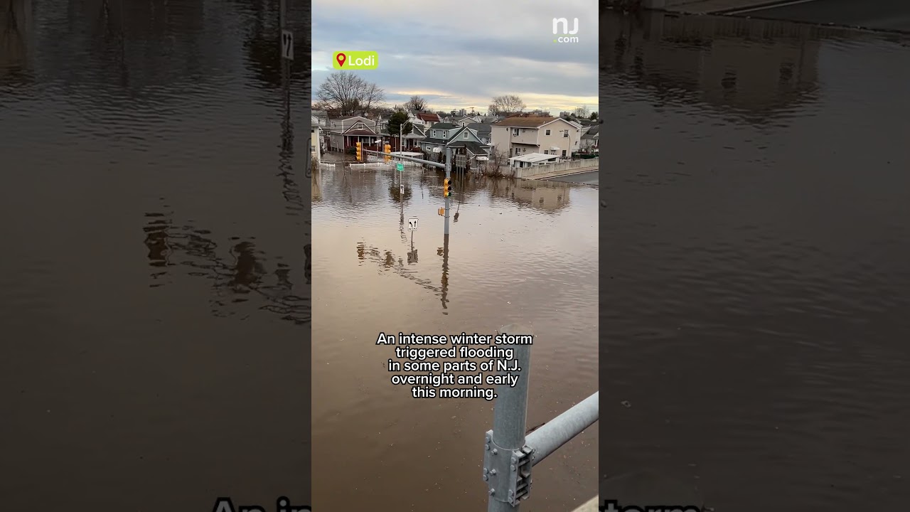 Intense storm brings flooding to parts of N.J.