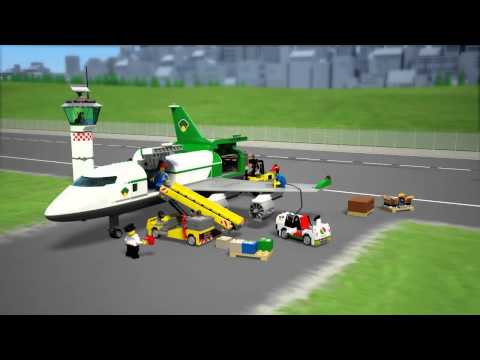 LEGO® City has the best courier service in the world. As a pilot you can not only fly an airplane th. 