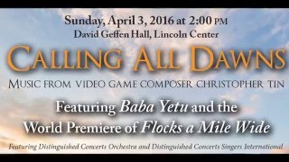 Dciny Presents Calling All Dawns The Music Of Videogame Composer Christopher Tin