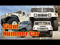 Giant hummer cars in real world  google maps version bh trip