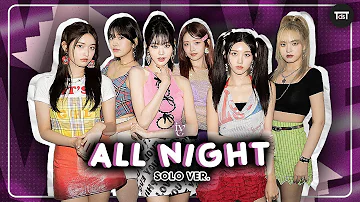 IVE - 'All Night [Solo ver.]' using AI ~ How Would Sing