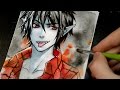 Marshall Lee (Adventure Time)【WATERCOLOR SKETCH SPEEDPAINT】