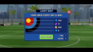 How to hit Lucky Shot bull's eye in Mini football...Easy Trick screenshot 2