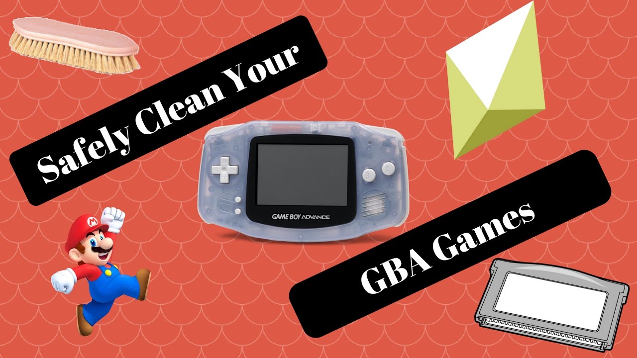 How to SAFELY Clean your GBA Games the RIGHT Way YouTube