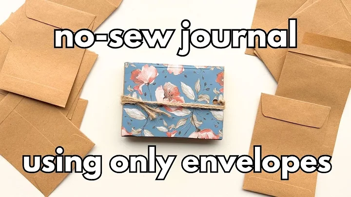 The easiest junk journal you'll ever make (no sewing)