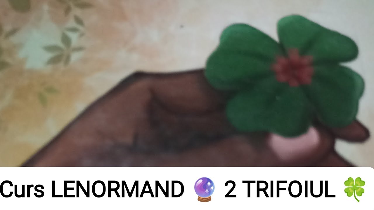 CURS LENORMAND 🔮 2 TRIFOIUL ce reprezintă în BANI, IUBIRE, SĂNĂTATE ETC