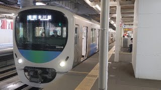 西武新宿線30000系38816編成　各停　本川越行き発車シーン。【東村山駅にて】