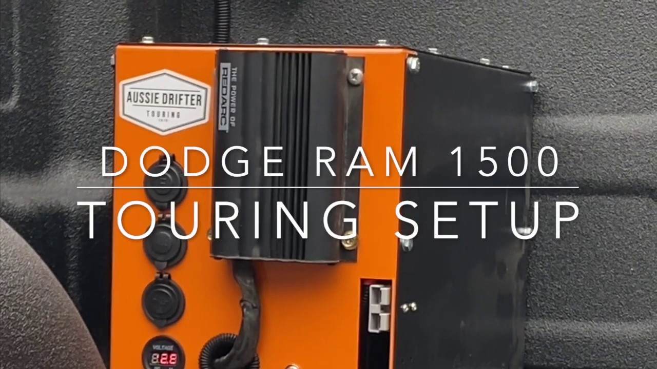 Dodge Ram 1500 Redarc Dual battery system Bcdc 1225d - YouTube