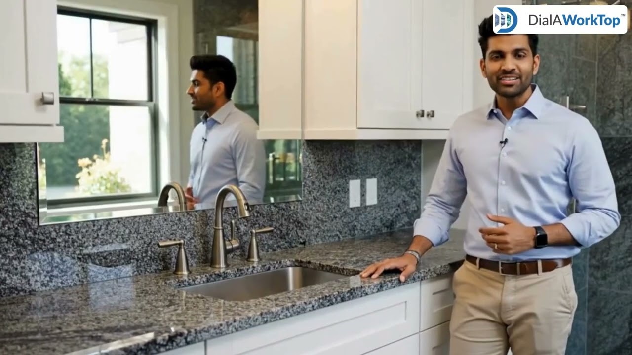 Steel Grey Granite Worktops in London | Real Home Transformation | DialAWorktop  