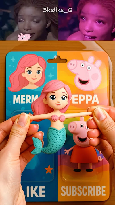 Unboxing Mermaid Ariel x Peppa pig #peppapig #ariel #unboxing