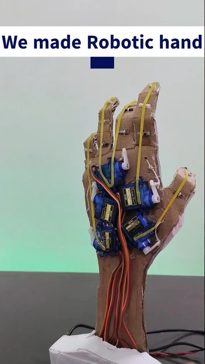 Robotic hand full making video released #robotics #shortsviral #diy #shorts #servo #arduino #project
