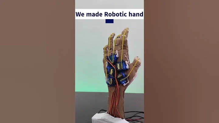 Robotic hand full making video released #robotics #shortsviral #diy #shorts #servo #arduino #project