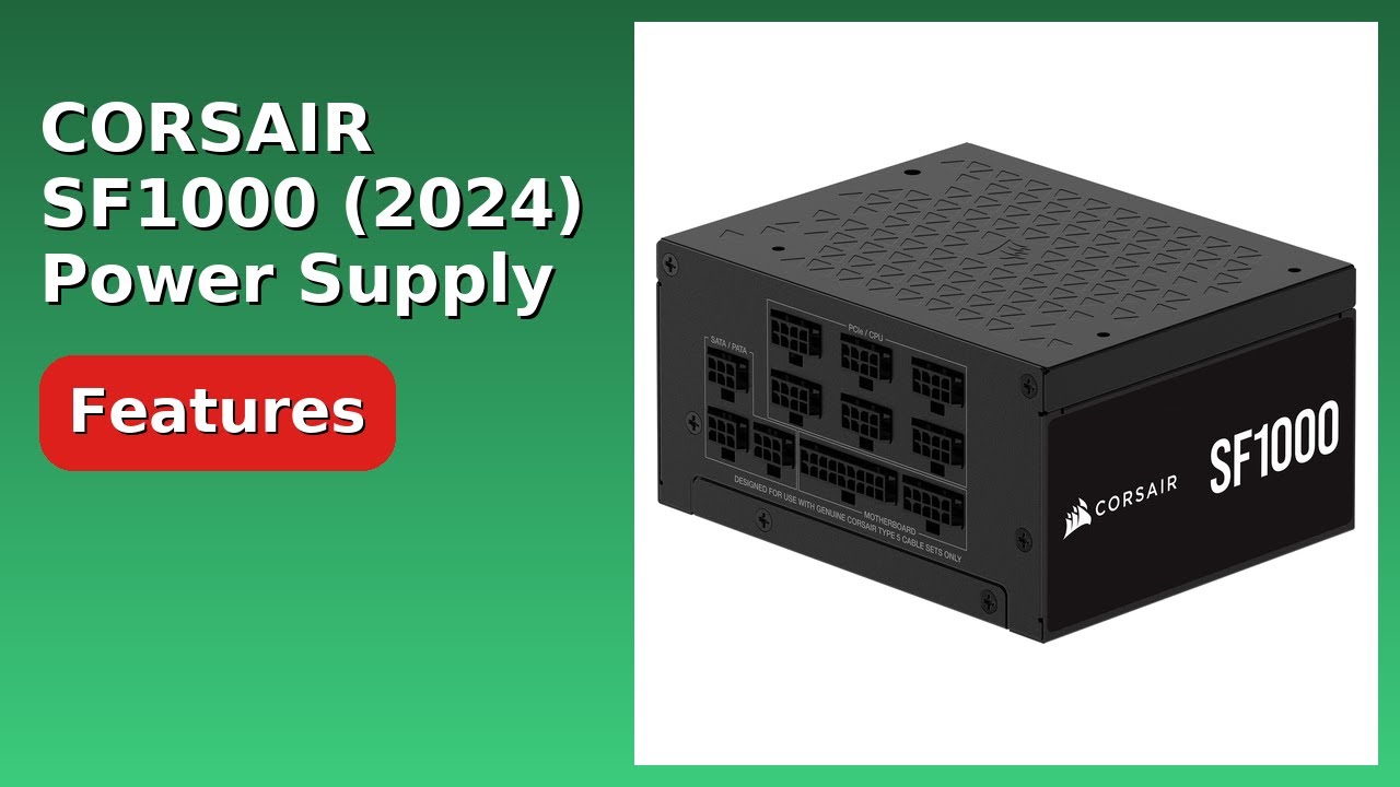 REVIEW (2026): CORSAIR SF1000 (2024) Power Supply. Features. - YouTube