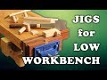 Low Workbench Updates. Vise, Bench Hook, Planing Stop, Racking Stop [3/4]