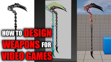 How to Design Weapons for Video Games from Concept to 3D
