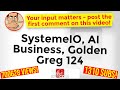 SystemeIO, AI Business, Golden Greg 124