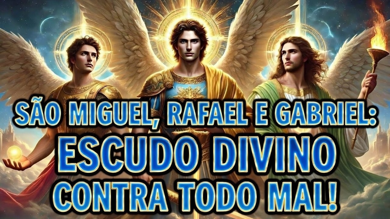 São Miguel, Rafael e Gabriel: Escudo Divino Contra Todo Mal!