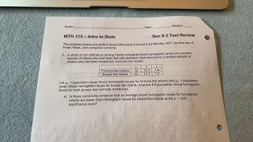 Chapter 9 Test Review - Problem 2