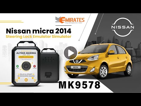 MK3 Steering Lock Emulator Simulator - Nissan Micra 2014 (Plug & Start)