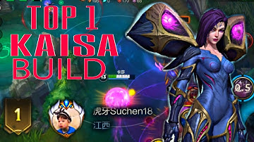 TOP 1 KAISA IN CHINA USES THIS BUILD WILD RIFT - FULL KAISA GAMEPLAY
