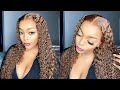 How to melt a lace and create a wet look on curls ft incolorwig