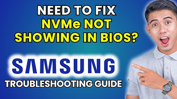 How to Fix NVMe SSD Not Showing Up in BIOS [2025 Method]