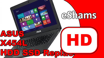 ASUS X454L HDD SSD Replacement