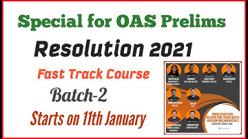Special for OAS Prelims II 90 Days Fast Track Batch II  Banking with Rajat