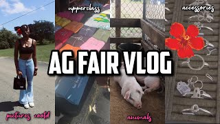 AG FAIR DAY VLOG 24 🌺| grwm,ootd, animals,food,siblings, pictures & more