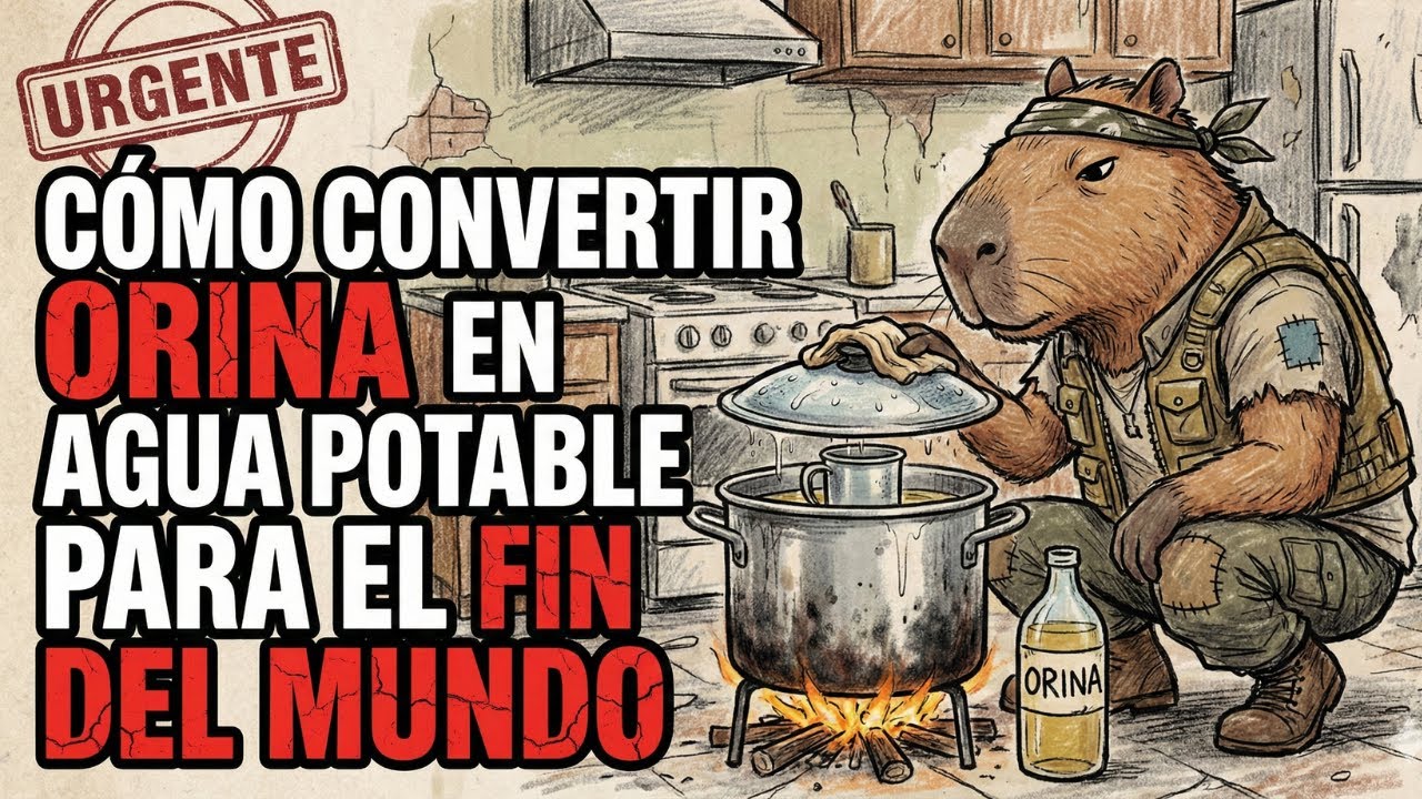 Cómo convertir orina en agua potable para el fin del mundo!!!