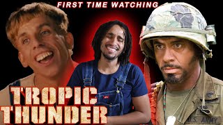 My First Time Watching *Tropic Thunder* And Caught A Cramp LAUGHING | Movie Reaction | Commentary